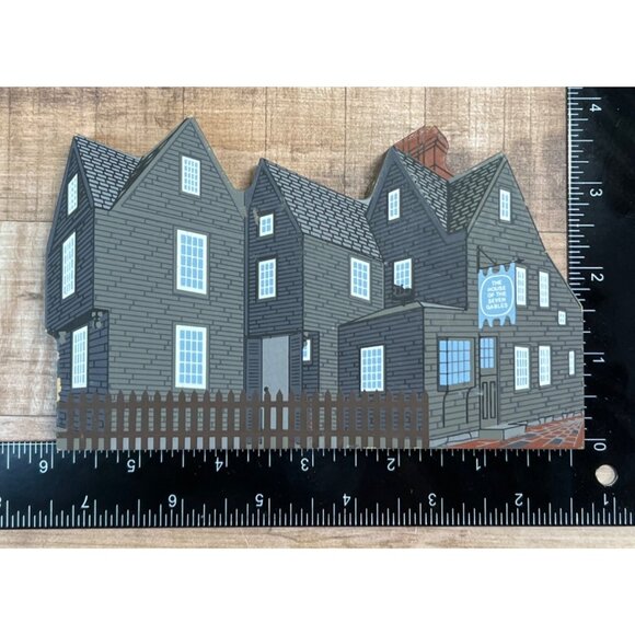 House Of Seven Gables Wooden Keepsake Historic Salem Series Decorative Display - Picture 1 of 2